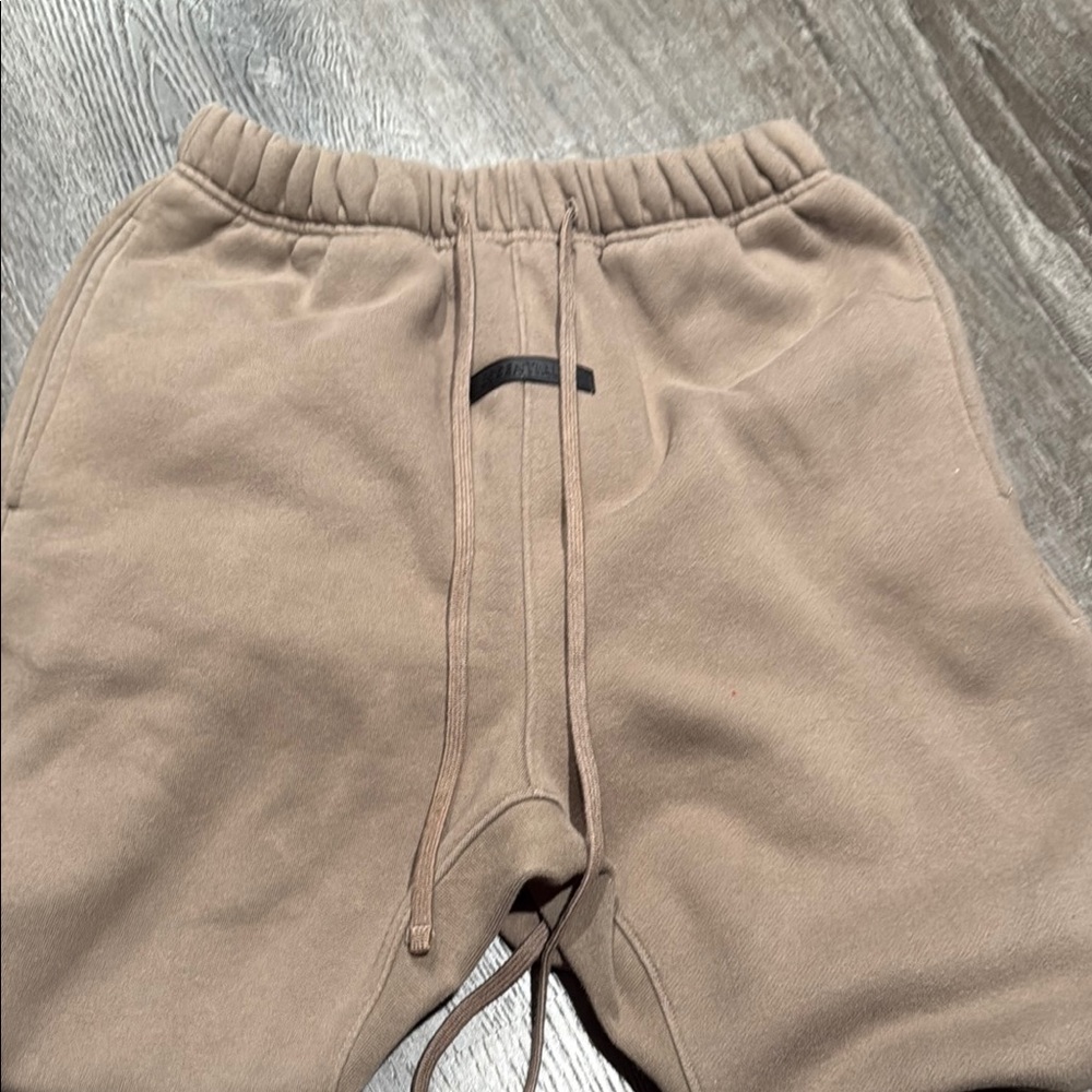 Essentials Tan Joggers Soft Relaxed Fit